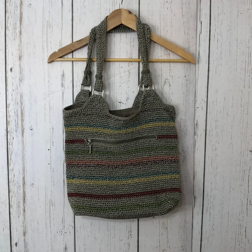 The Sak Hand crocheted Hobo Bag Purse